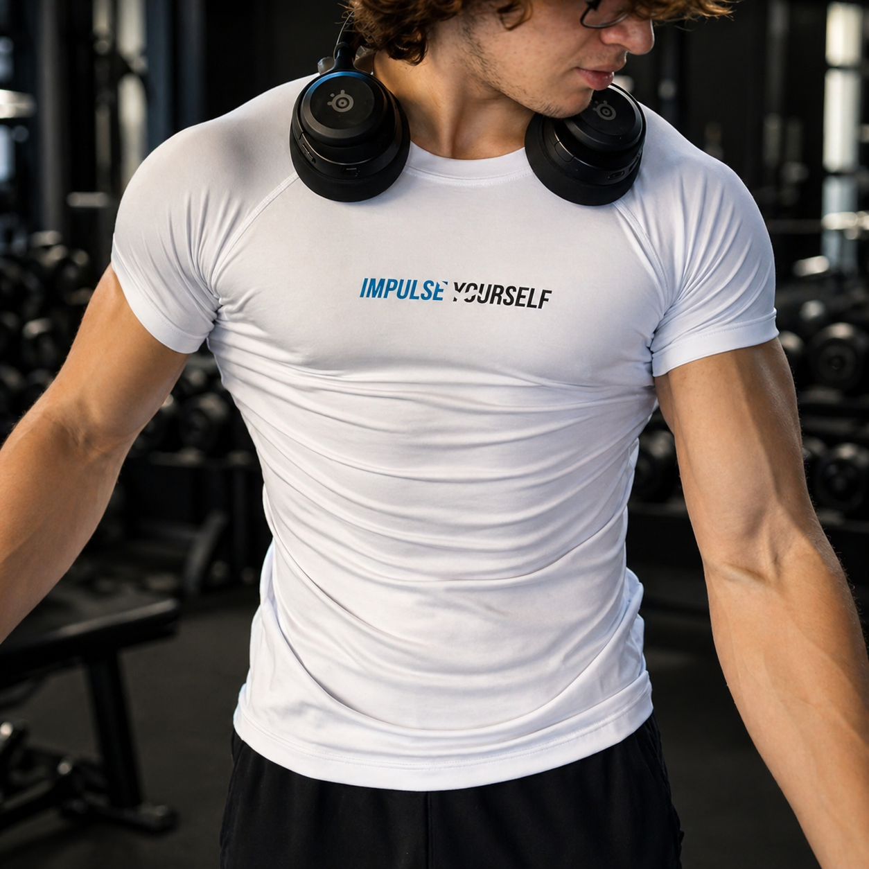 IMPETUS White | Camiseta de Compresión para Mayor Rendimiento y Menor Fatiga