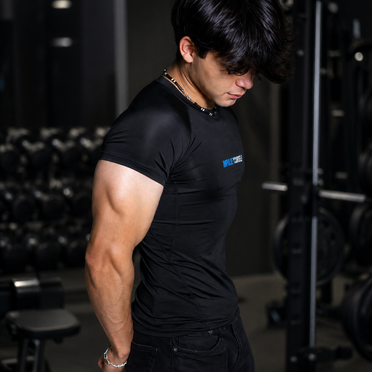 IMPETUS Black | Camiseta de Compresión para Mayor Rendimiento y Menor Fatiga